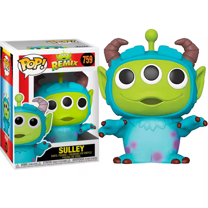 Funko Alien Remix Sulley Pixar Monstruos SA Monsters INC   Funko Pop Funko Pop - 1
