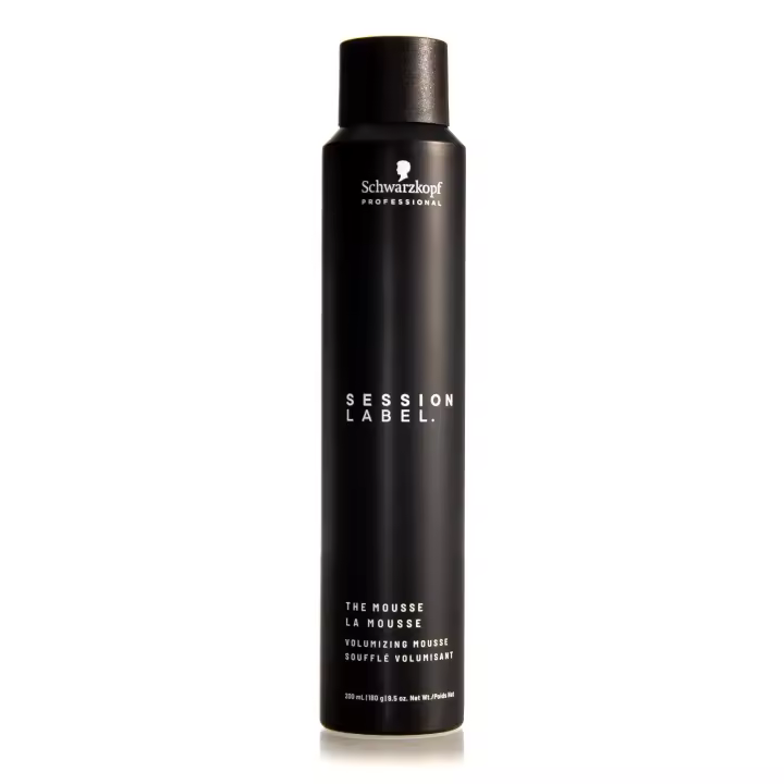 ​Espuma Voluminizadora Schwarzkopf Professional Session Label The Mousse 200 ml | Volumen Dirigido y Fijación Flexible - 1