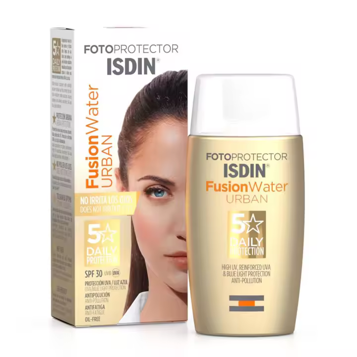 ISDIN FOTOPROTECTOR FUSION WATER URBANO CREMA SPF30 ANTI-POLUCION ULTRA LIGERO 50ML - 1