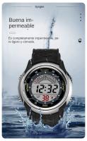 Reloj Deportivo Para Hombre Synoke Resistente Al Agua 5Bar Reloj Militar LED Pantalla Digital Antigolpes Diseño Delgado Con Alarma Y Cronómetro - details 3