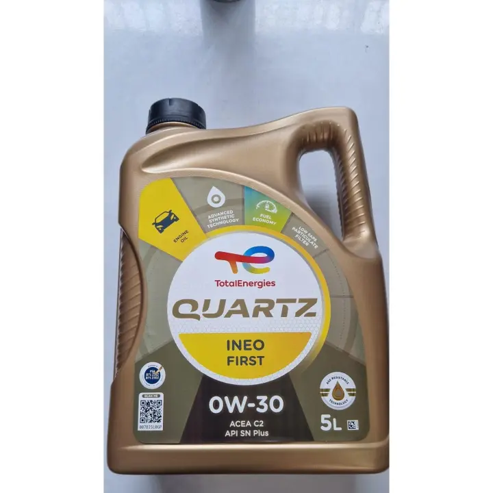 Aceite Motor Total Quartz Ineo First 0W30 5 Litros - Protección óptima del Motor - 1