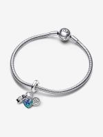 Pandora - Charm triple Colgante de Cámara, Corazón y Brújula-Plata de Lei - details 1