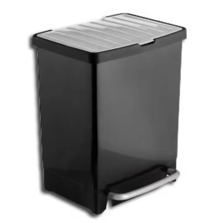 Tatay cubo reciclaje 2 cubetas 17l+8l negro 41,5x33x28 1101600 - 1
