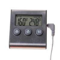 Termómetro de cocina de 0 a 300 ℃ con sonda, termómetro de Cocina y temporizador, termómetro digital con sonda para carne y barbacoa. - details 0