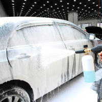 Pistola De Espuma Para Lavado De Coche Con Alta Presión Lanzador De Espuma Con Jabón Para Limpieza Profunda Herramienta De Limpieza De Agua - details 1