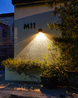 Lámpara De Pared Solar LED Exterior IP65 Impermeable Con Sensor De Luz Para Jardín Patio Balcón Decoración De Valla Moderno - details 12