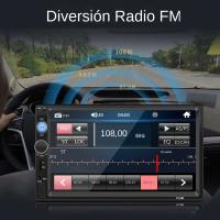 Reproductor Multimedia BT MP5 Para Coche HIPPBQCC 7 Pulgadas Pantalla Táctil HD 2 Din Con Cámara Trasera Y Enlace Espejo FM Aux Universal - details 3