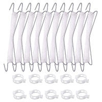J Hooks Clips Para Tomates Set De 10 Con Cordón De 10M Soportes Para Plantas De Pimiento Y Uva Herramientas De Jardinería - details 1