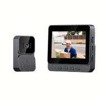 Timbre de Video Inalámbrico con Cámara 1080P Videoportero Inalámbrico with Pantalla IPS de 4,3 Pulgadas de Video,Audio Bidireccional,Visión Nocturna,70 ° Gran Angular,Conexión Bluetooth,No Requiere WiFi - details 6