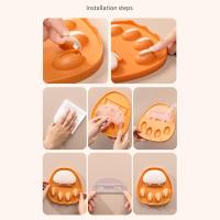 Soporte para espátula para encimera, bonito soporte para cucharas, soporte para cucharas para encimera con soporte para tapa de olla para encimera de cocina, soporte para utensilios de cocina - details 0