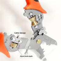 Tijeras De Cable Multiusos De Acero De Carbono Durable Herramienta De Corte Para Todas Las Tareas Eléctricas Con Mango Recto - details 1