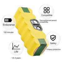 14.4v 6000mah Robot Vacuum Cleaner Battery For 500 600 700 800 900 Series 620 650 770 780 580 Batteries - details 0
