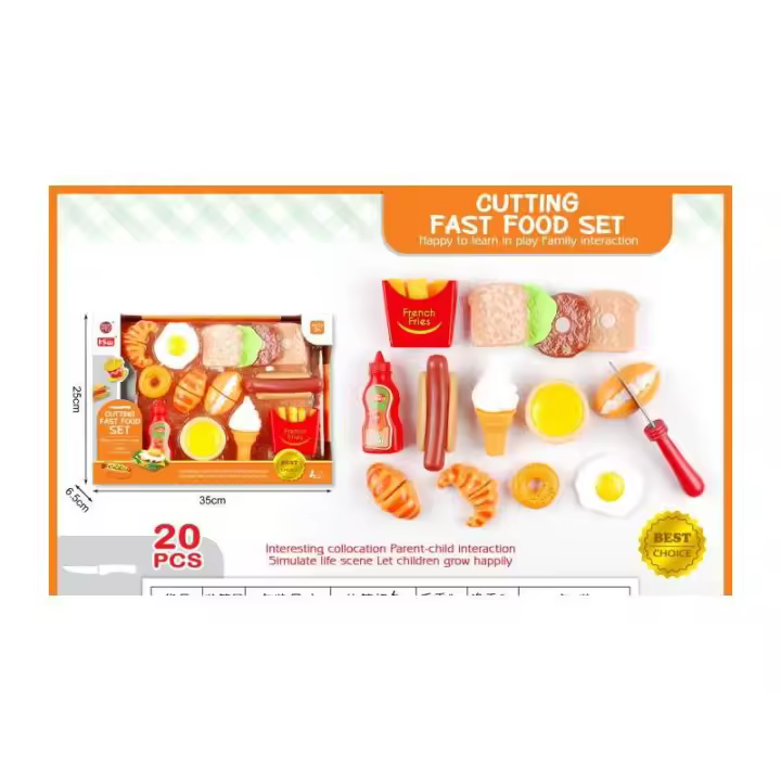 CAJA DE COMIDITA RÁPIDA – CUTTING FAST FOOD INTERACTIVO - 1