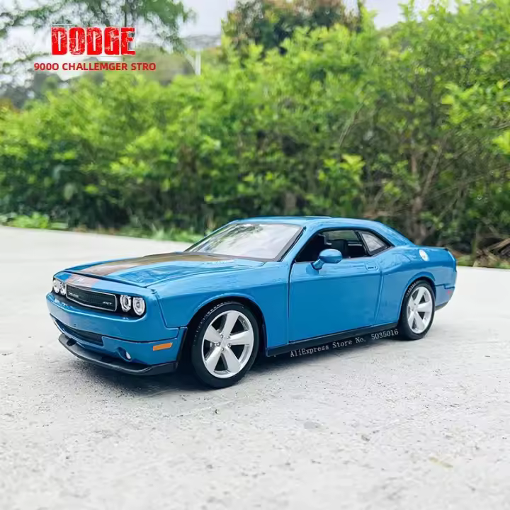 Modelo De Coche De Simulación Maisto 1:24 2008 Dodge Challenger En Aleación De Metal Para Colección Y Decoración Juguete Para Adultos - 1