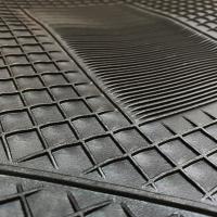 Juego de 4 Alfombras Para Coche, Alfombrillas Universales para Coche,Antideslizantes,Recortable,Alfombras Delanteras y Traseras,Color Negro - details 4