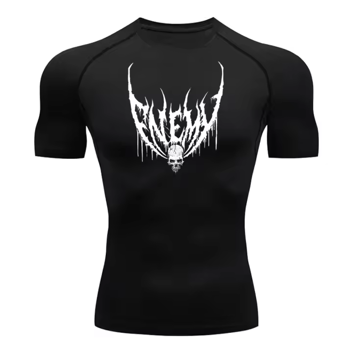 Camiseta De Compresión Para Hombre Verano Deporte Fino Correr Ciclismo Tiras Cortas Top Deportivo Transpirable S-3XL - 1