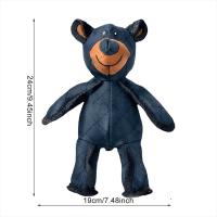 Oso De Peluche Con Silbato Para Perros Juguetes Resistentes Y Squeaky Para Masticadores Agresivos Apta Para Todas Las Raças De Perros - details 1