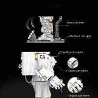 900PCS MOC Spaceman Astronauta Bloques De Construcción Modelo Juguete De Rompecabezas De Aventura Exploratoria Mecánica Regalo De Navidad Para Niños - details 3
