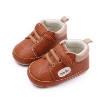 Zapatos De Bebé Para Niño Nuevos Casuales En Cuero PU Antideslizantes Tenis Infantiles Primera Andaduras Cristening Cierre De Correas - details 7