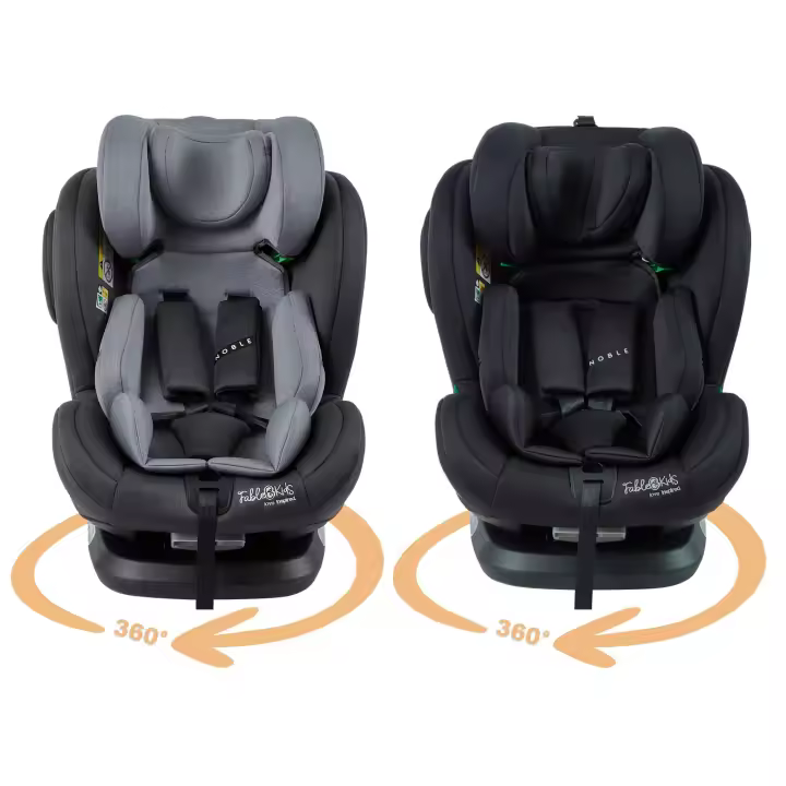 Arebos Fablekids Silla de Coche NOBLE Giratoria 360° 40-150 Cm - 1