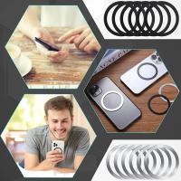 Anillo De Placa Metálica Para Cargador Inalámbrico Magsafe Para iPhone 13 pro Max 12 Soporte Magnético Universal Para Coche - details 9