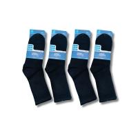 ComfyWear - Pack 12 Calcetines de Algodón Hombre Media Caña de Canalé Colores Lisos MarkBueno - Blanco, Negro, Surtido Color - Talla 35/40 y 40/46 - details 3