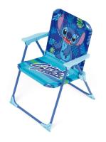 Arditex - Silla plegable infantil con dibujo BARBIE, LILO & STITCH, y reposabrazos con medidas de 32x38x53cm apto para uso de exteriores o playa - details 0