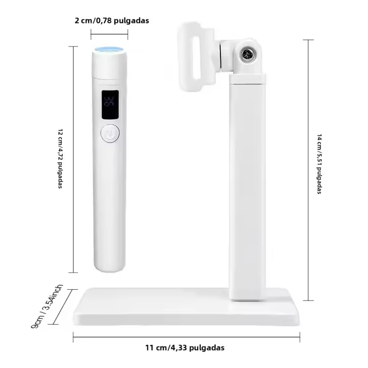 Lámpara LED UV Profesional Para Uñas Con Estación De Trabajo Y Pantalla Recargable Portátil Mini Secador De Uñas Artísticas Removible - 1