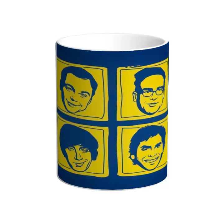 Taza Big Bang Theory. Sheldon Cooper. Penny. Leonard. Howard. Amy - 1