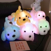 Muñeco De Peluche Luminoso Para Perro Cartoon Suave Y Antiestrés Decoración De Hogar Regalo Para Niños Juguetes Para Fiesta Cumpleaños - details 0