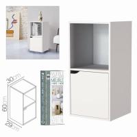 MIRAMAX-MUEBLE 1 PUERTA Y 1 BALDA BLANCO 30 x 29 x H60 cm - details 1