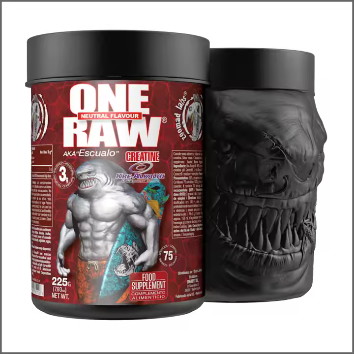 ONE RAW  Creatine Krealkalyn 225 gr ZOOMAD LABS - 1