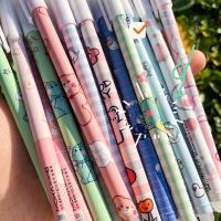 12PCS Bolígrafos De Punto Erasables 0.5mm Tinta Azul Diversión Estudiantes Oficina Suministros Escribir Astronauta Oso Uva - details 3