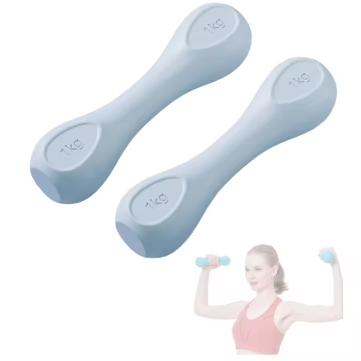 MAGIC SELECT Set de 2 Mancuernas 1Kg/1.5kg. Pesas Ligeras de Vinilo para Gimnasio. Mancuernas Antideslizantes para Entrenamiento de Fuerza y Gimnasio en el Hogar. Pesas Ergonómicas para Fitness. - 1