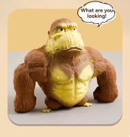 Juguete Antiestrés Gigante De Gorila Divertido Muñeco De Relleno Suave Indestructible Figura Creativa Para Decompresión - details 1