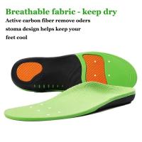 1 Par De Insertos De Zapato Unisex Con Alto Apoyo Arco Para Alivio Del Dolor En Pies Planos Absorción De Choque Insoles Transpirables Para Mujeres Y Hombres - details 3