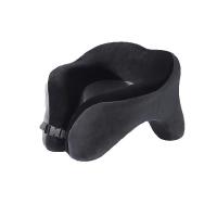 Almohada de Viaje Ergonómica en Forma de U - Funda Extraíble y Lavable, Soporte para el Cuello para Coche, Oficina y Uso Doméstico - Anti-Manchas, Tejido de Punto Suave - Opciones en Negro - details 0