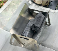 Horno De Acero Inoxidable Para Barbacoa Portátil Estufa De Camping Plegable Con Soporte Para Leña Y Teléfono Resistente Al Fuego - details 8