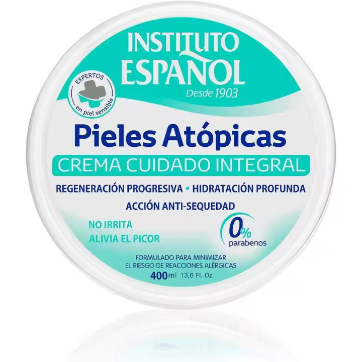Instituto Español Crema Corporal Cuidado Integral para Piel Atópica, 400ML - 1
