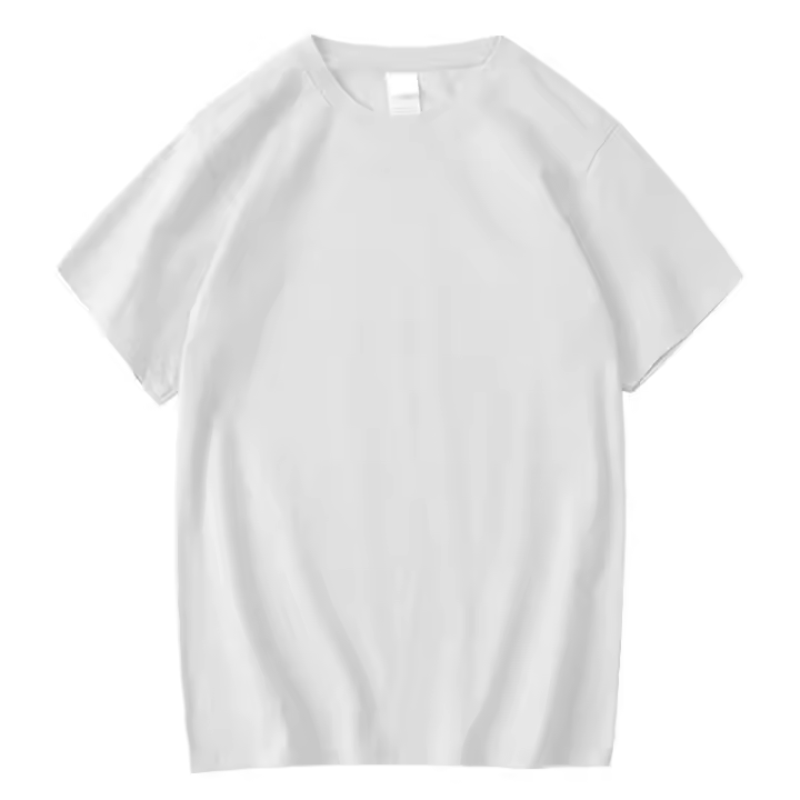 Camiseta Casual De Verano Para Hombre Color Sólido Suave Y Ligera Cuello Redondo Top Para Hombre Camiseta De Algodón Corta Transpirable Y Secado Rápido - 1