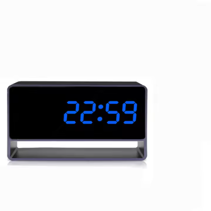 Cámara Digital WiFi 1080P Con Reloj Cámara De Seguridad IP Con Alarma P2P Vigilancia Doméstica Detección De Movimiento Visión Remota - 1