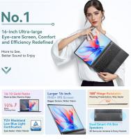 Blackview Acebook 8 Laptop, pantalla IPS de 15.6" 1920*1080, Intel Core N97 4 Core Hasta 3.6GHz, 16GB RAM 512GB SSD, WiFi de banda dual Bluetooth 5.0, 2*USB 3.0 1*USB 2.0 1*USB-C 1*HDMI 2.0 1*Jack de audio 1*Ranura para tarjeta MicroSD, Batería de 38Wh 36 - details 4