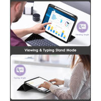 Funda Para Tableta iPad 10 2022 10th 10.9''/11 2025 11th (A16) 11'' Con Porta Y Holder De Lápiz Material Acrílico Auto Despierta / Sueña - details 2