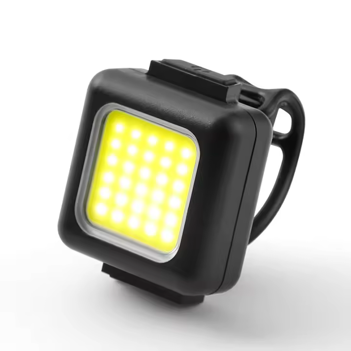 Luz De Bicicleta Frontal Y Trasera USB Recargable COB LED Impermeable IPX 5 Para MTB Con Luz De Cabeza Y Advertencia - 1