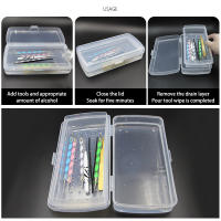 Caja De Desinfección Para Herramientas De Uñas 1Pc Organizador De Almacenamiento Transparente a Prueba De Polvo Para Tijeras Y Pinzas De Manicura Para Salón - details 3