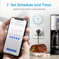 Enchufe Inteligente Meross MSS210HK - Control Remoto y Voz, Compatible con Alexa y Google Assistant - Ahorro de Energía, Programable, Seguro. - details 3