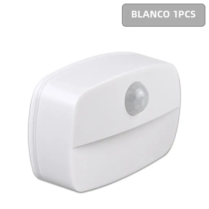 Lámpara De Noche LED Con Sensor De Movimiento Luz Sin Cable Para Armario Dormitorio Escaleras Potencia De Batería Iluminación De Pasillo - 1