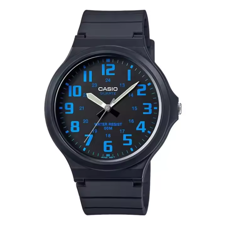 Reloj Casio Unisex MW-240-2BV con Correa de Resina Resistente Al Agua - 1