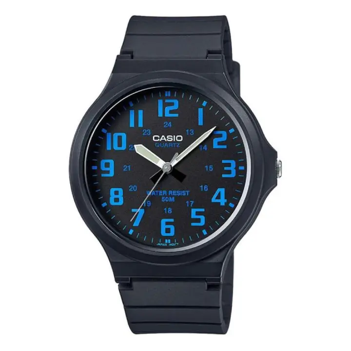 Reloj Casio Unisex MW-240-2BV con Correa de Resina Resistente Al Agua - 1
