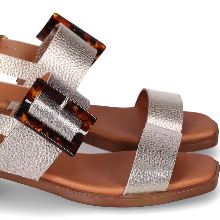 Chika10 Leather BINKA 04 Sandalia de Tacón Oro/Gold - 1